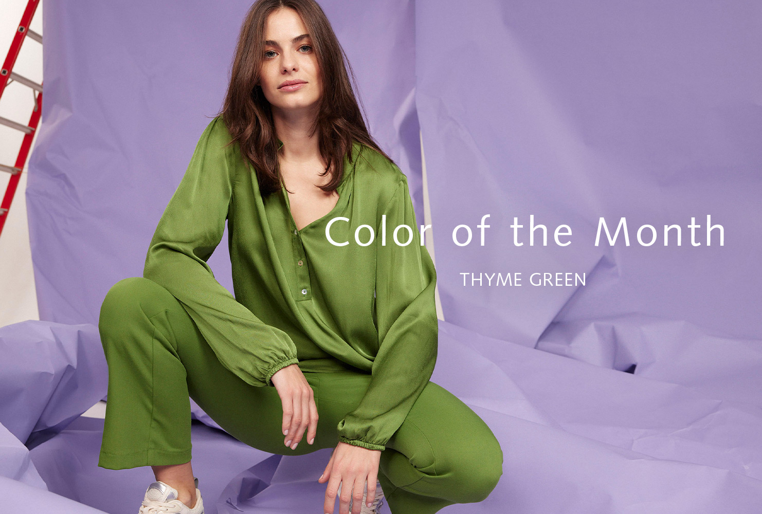 Color of the Month thyme green