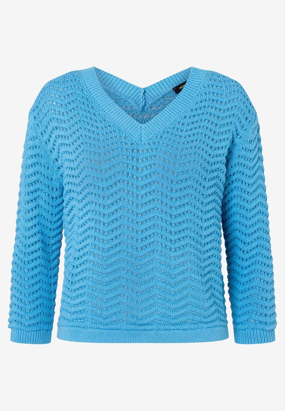 Ajour-Pullover, happy blue, Sommer-Kollektion, blauDetailansicht 1