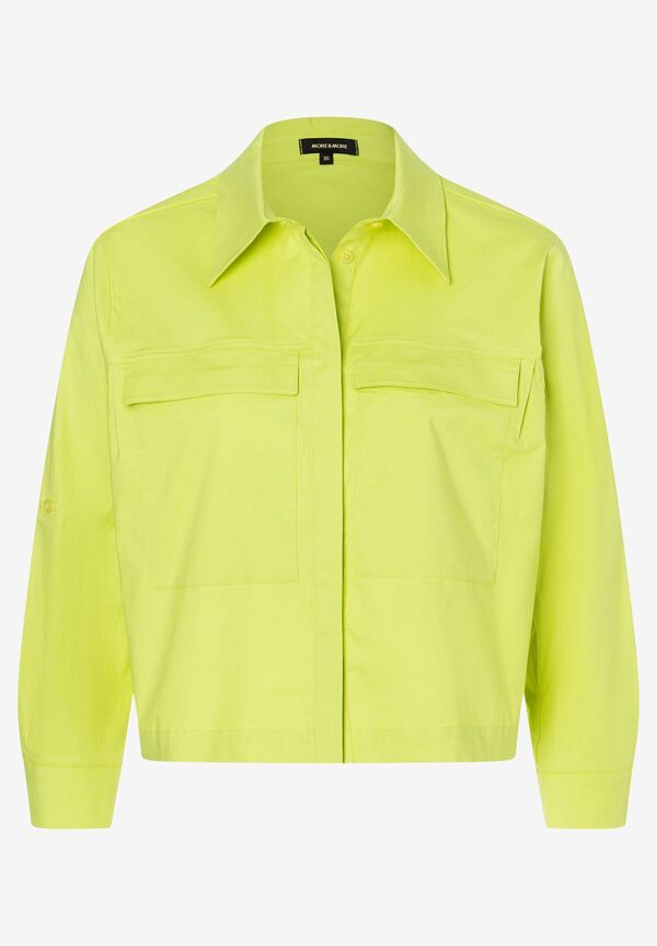 4027819796760 - kurze Blusenjacke lime green Sommer-Kollektion