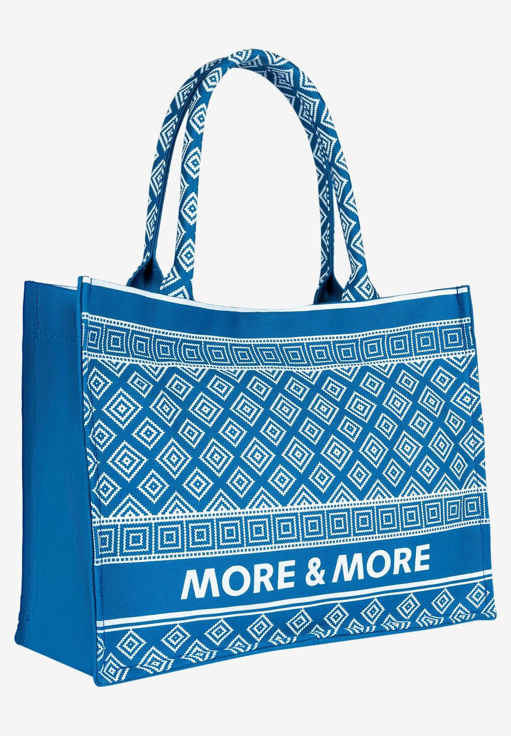 More & More Shopper, happy blue, Sommer-Kollektion, blauRückansicht