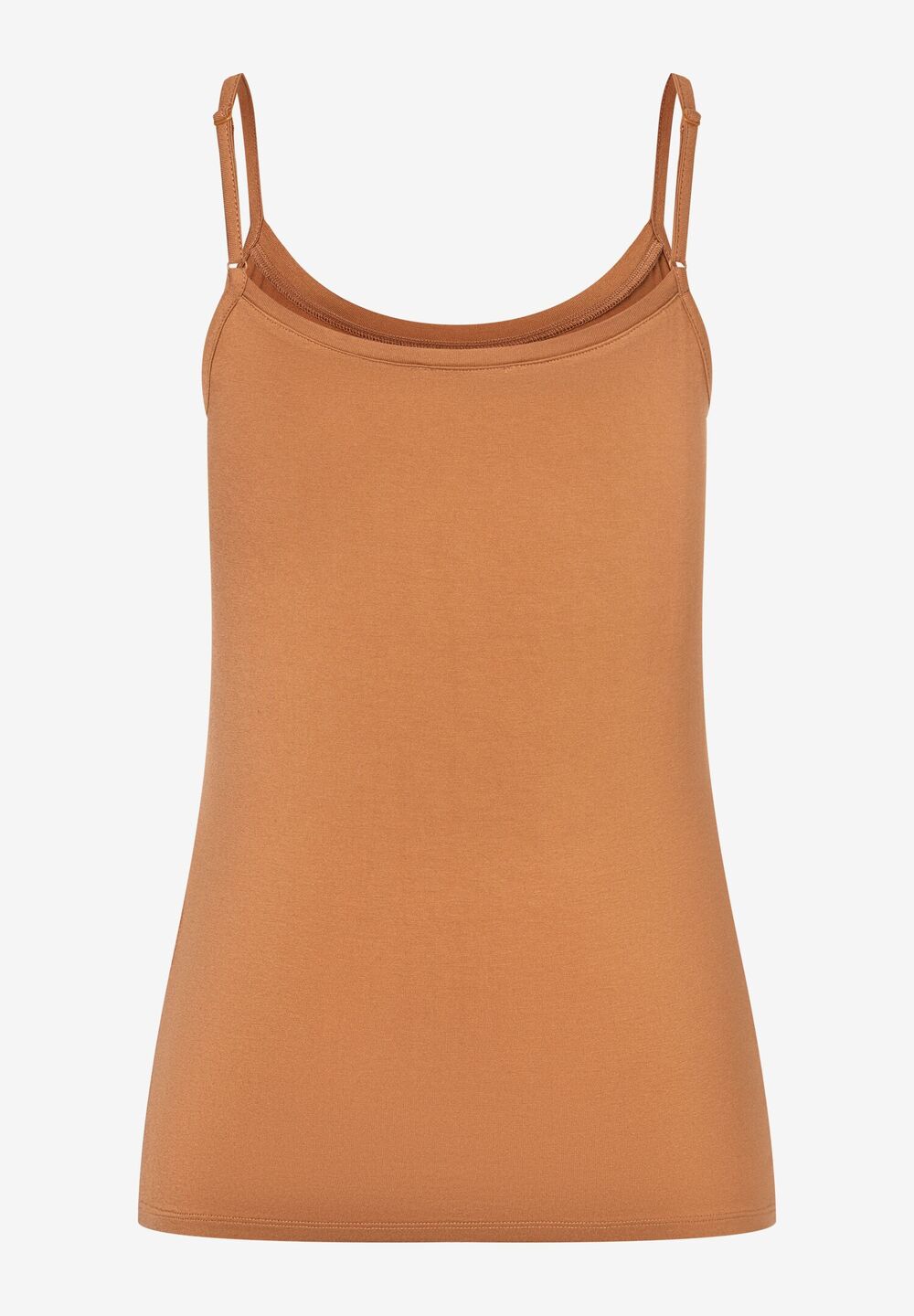 Spaghetti-Top, sandalwood, Sommer-Kollektion, beige Detailansicht 1