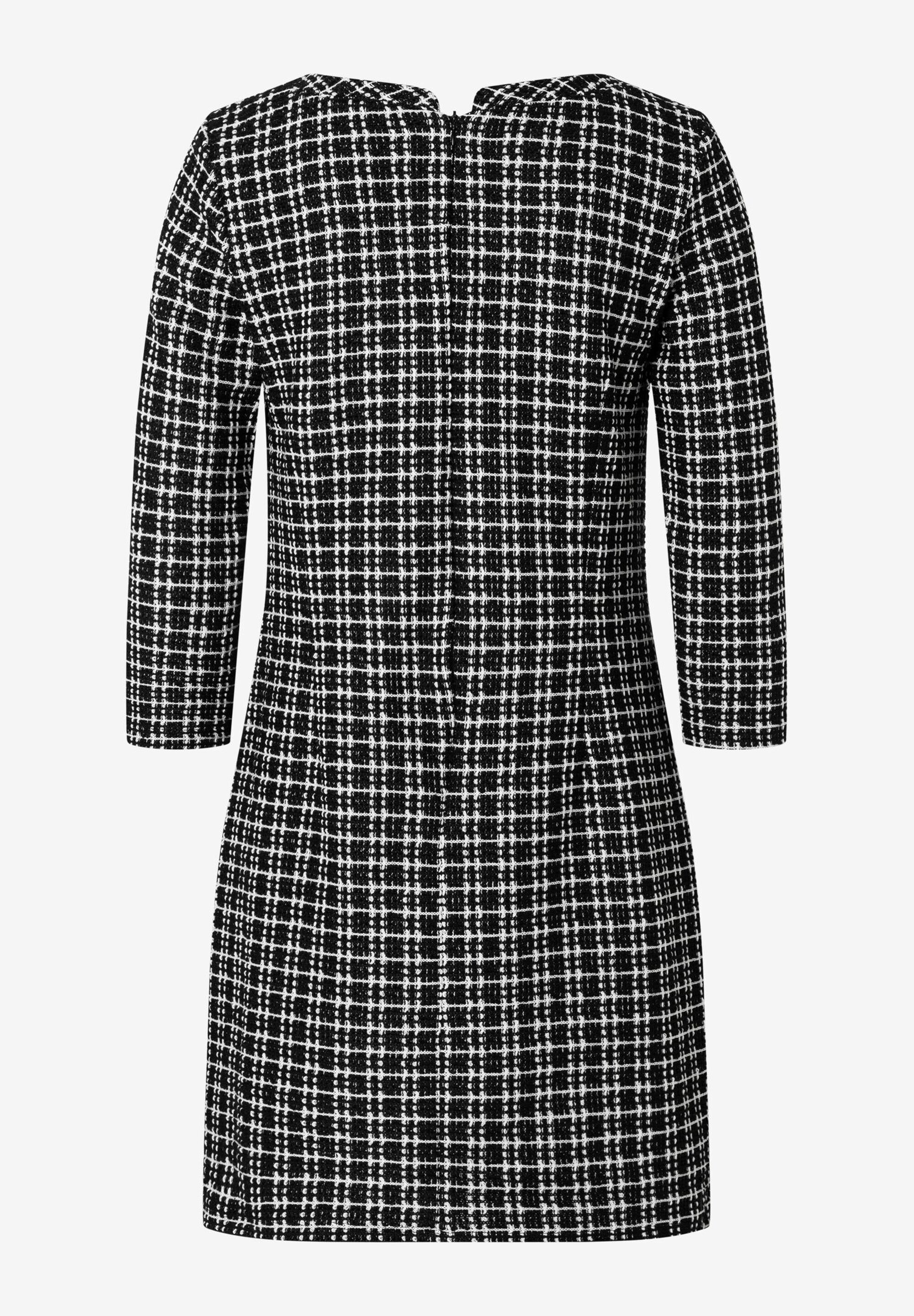 Jerseykleid, schwarz/weiß kariert, offizielle MORE | Onlineshop Der MORE & Winter-Kollektion