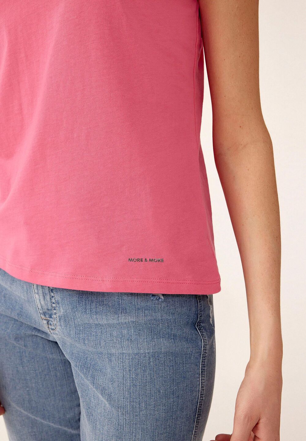 T-Shirt, pinkrose, Frühjahrs-Kollektion, pink Detailansicht 1