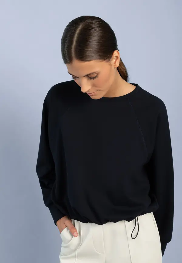 More & More feminines Sweatshirt, marine