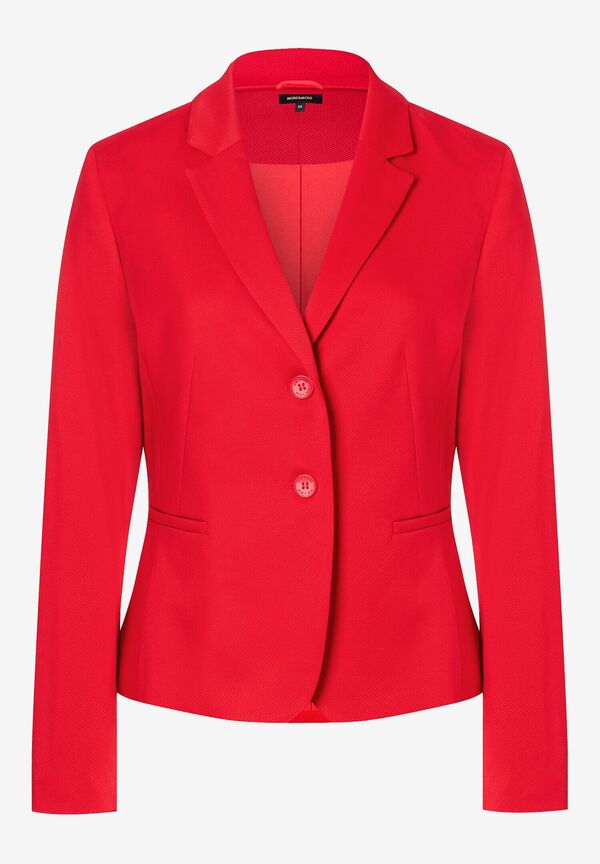 4027819879128 - Blazer mit feiner Struktur rot Frühjahrs-Kollektion