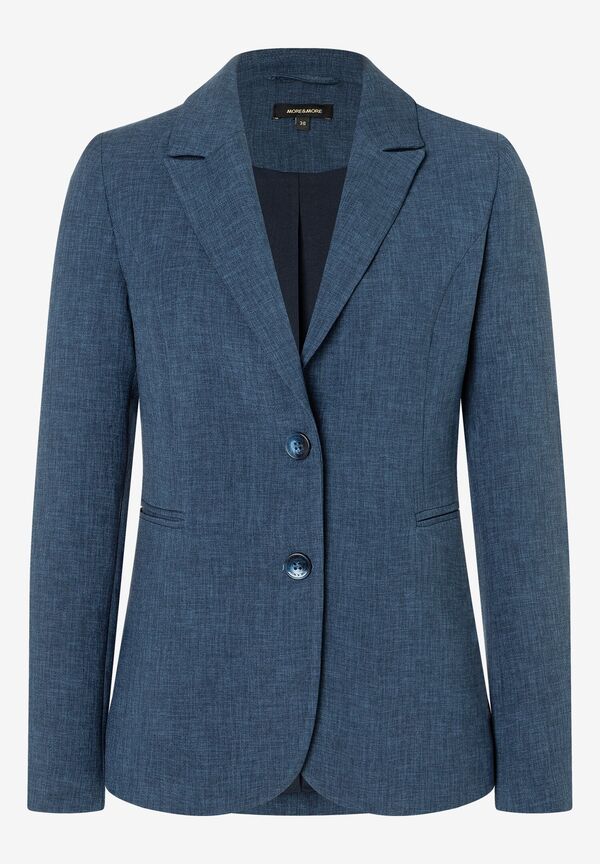 Blazer, blau melange