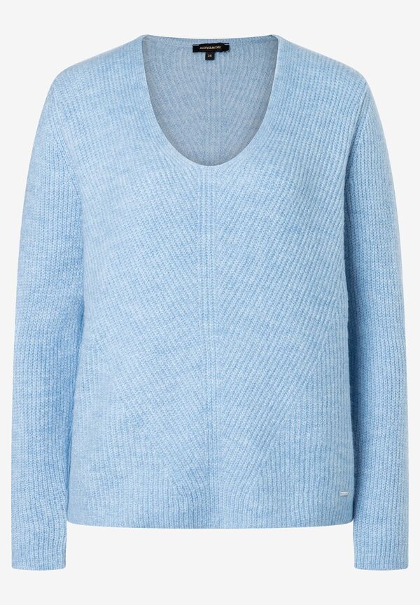 V-Neck Pullover, hellblau, Herbst-Kollektion