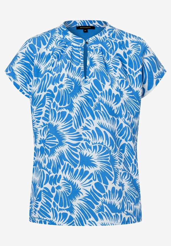 4031664032430 - Blusenshirt blau weiß Frühjahrs-Kollektion