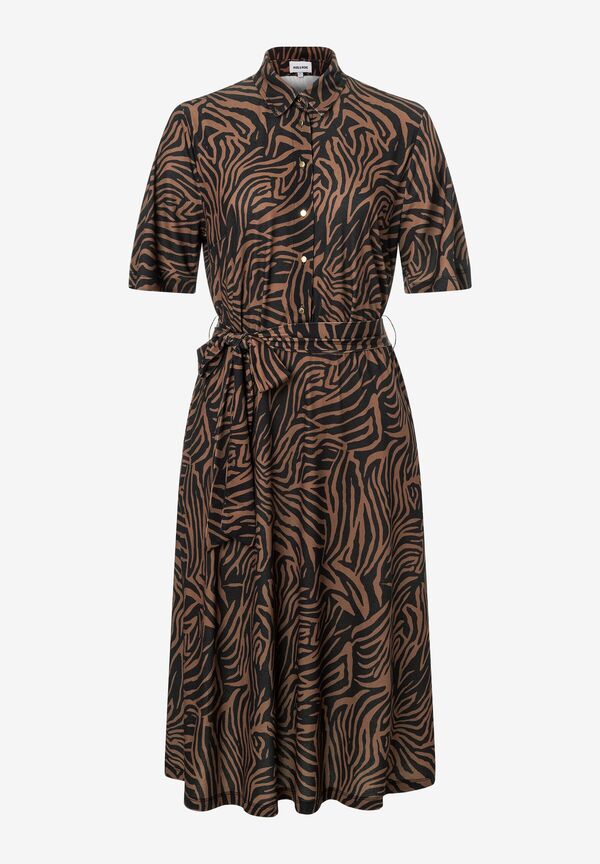 Jerseykleid mit Animalprint günstig online kaufen