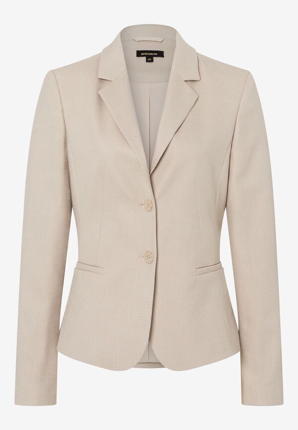 Struktur-Blazer, beige, Frühjahrs-Kollektion