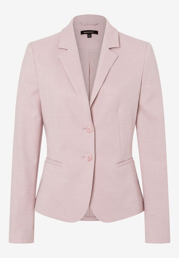 Struktur-Blazer, sorbet rose, Frühjahrs-Kollektion